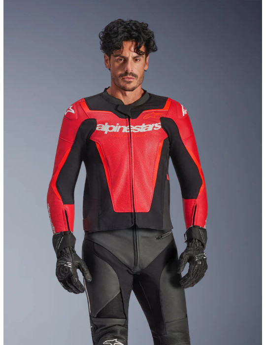 Giacca Alpinestars GP Force V2 Airflow rosso rosso fluo