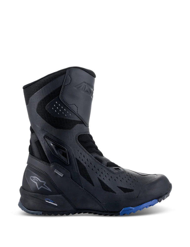 Bottes de moto Alpinestars RT-8 GTX noir bleu