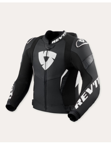 Rev'it Argon 3 Pro Jacke Schwarz Weiß