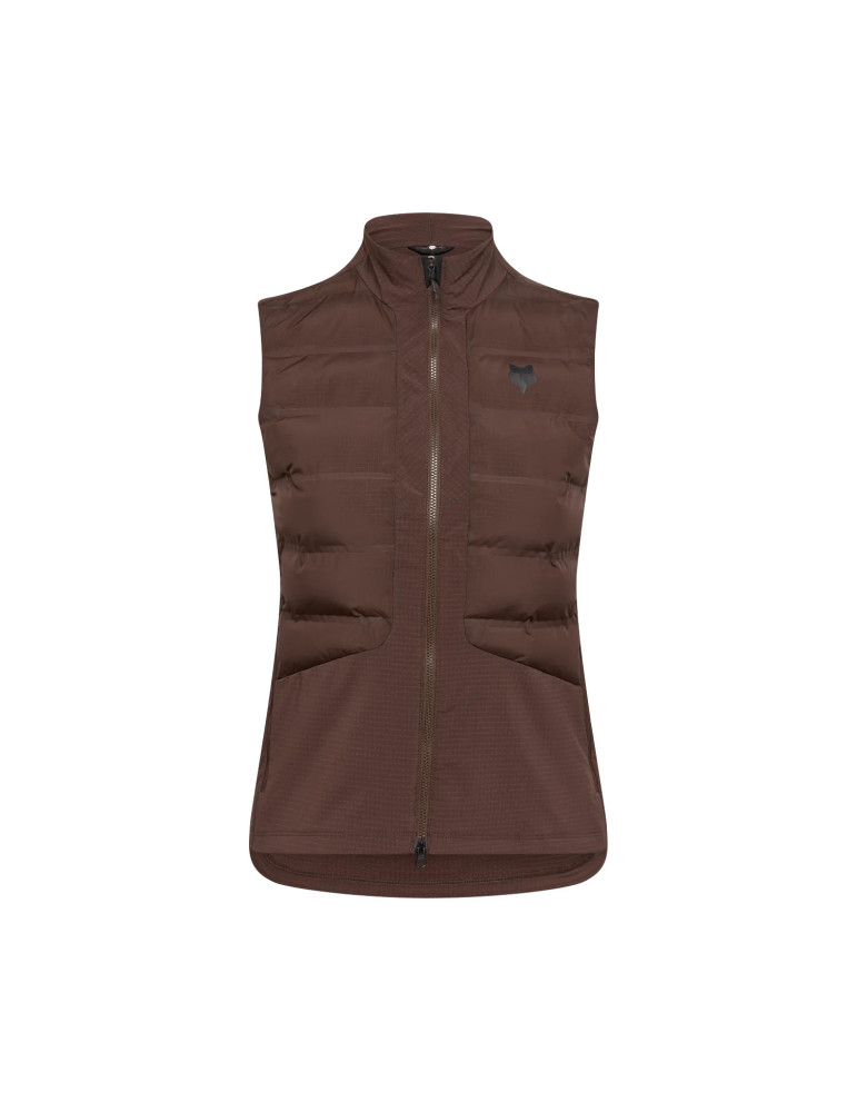 Chaqueta MTB Fox Flexair Fire Vest Cocoa Mujer