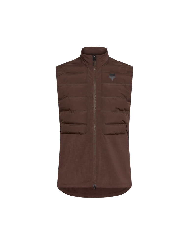 Fox Flexair Fire Vest Cocoa MTB jacket