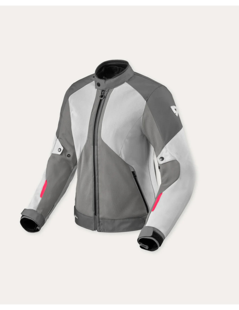 Revit Torque 3 H2O chaqueta mujer gris rosa