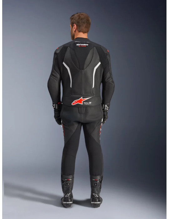 Alpinestars GP Force V2 zweiteiliger Anzug schwarz weiß rot