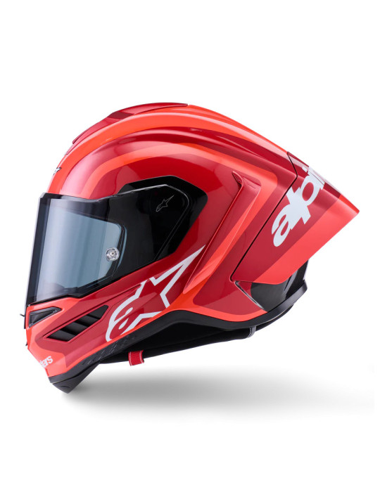 Alpinestars Supertech R10 helmet black white double red