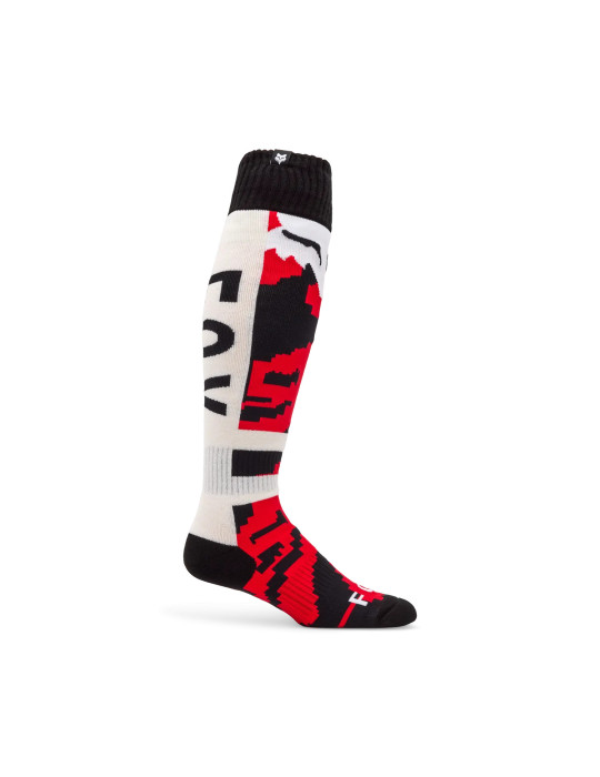 Calcetines Fox 180 Kairos blanco rojo