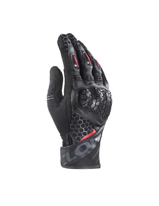 **Guantes Clover Predator 2 Negro | Guantes Moto Protección**