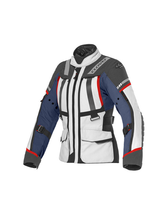 Giacca Donna Clover Savana-4 WP navy rosso |Impermeabile e Traspirante