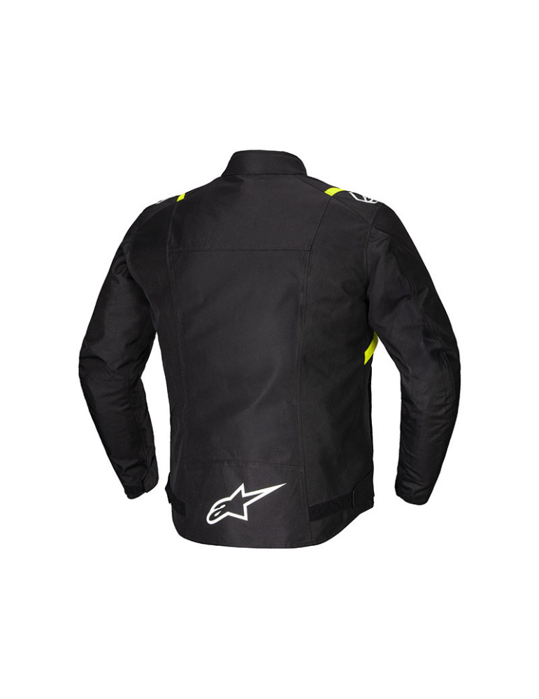 Alpinestars T-SPS V2 WP Jacket Black/White/Yellow | Waterproof Motorcycle