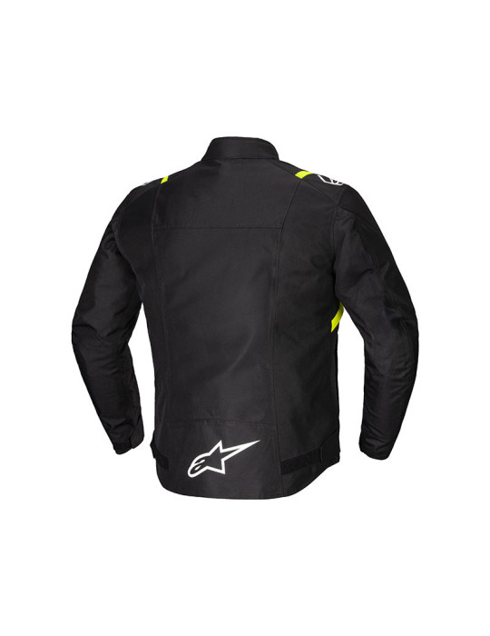Veste Moto Alpinestars T-SPS V2 WP Noir/Blanc/Jaune | Imperméable & Protection
