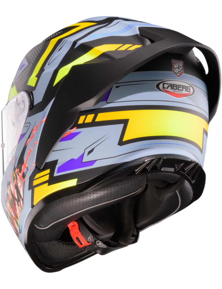 Casco Caberg Roxter Hunter Negro Mate Gris Amarillo Fluo | Comprar Online