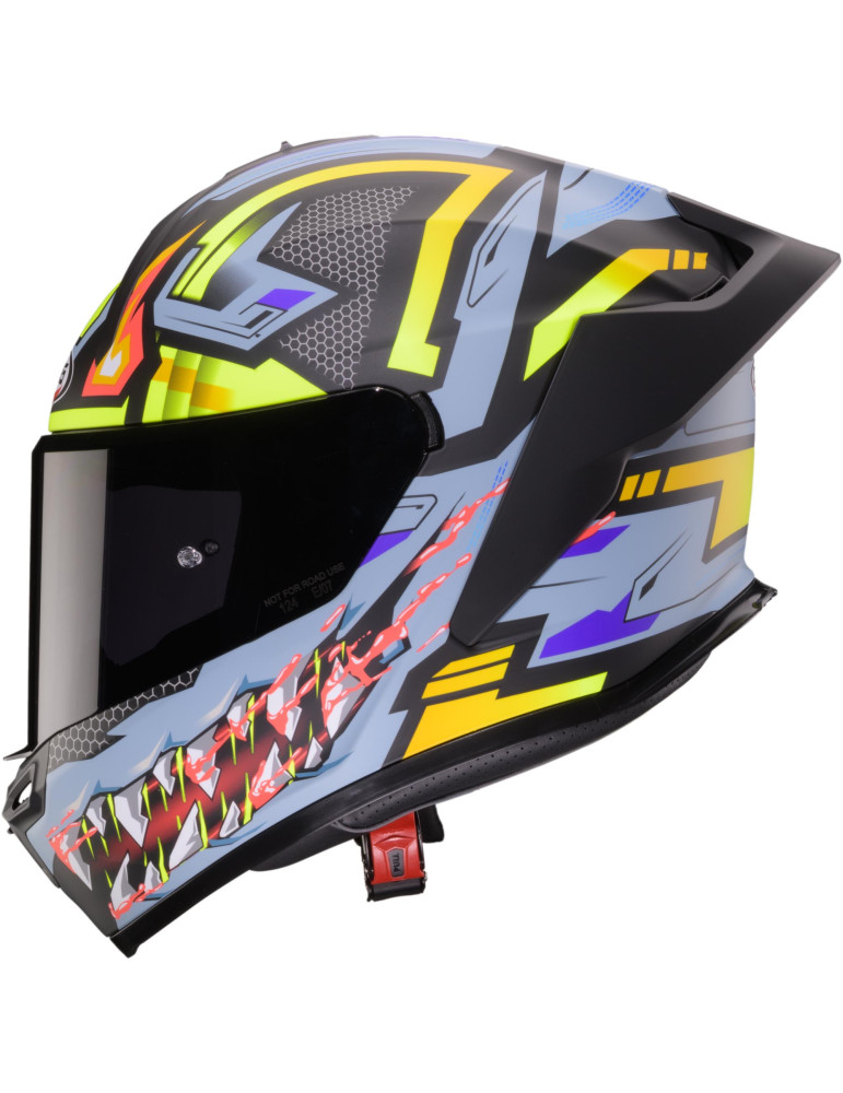 Casco Caberg Roxter Hunter Negro Mate Gris Amarillo Fluo | Comprar Online