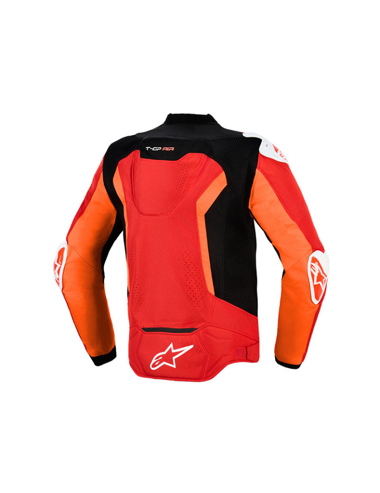 Alpinestars T-GP Air Jacke Rot Fluo/Schwarz | Motorradjacke Online Kaufen