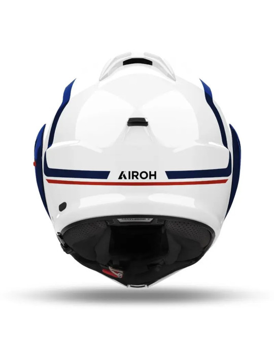 Casco Modular Airoh Mathisse 2 Genius Azul/Rojo Brillo | ECE 22.06