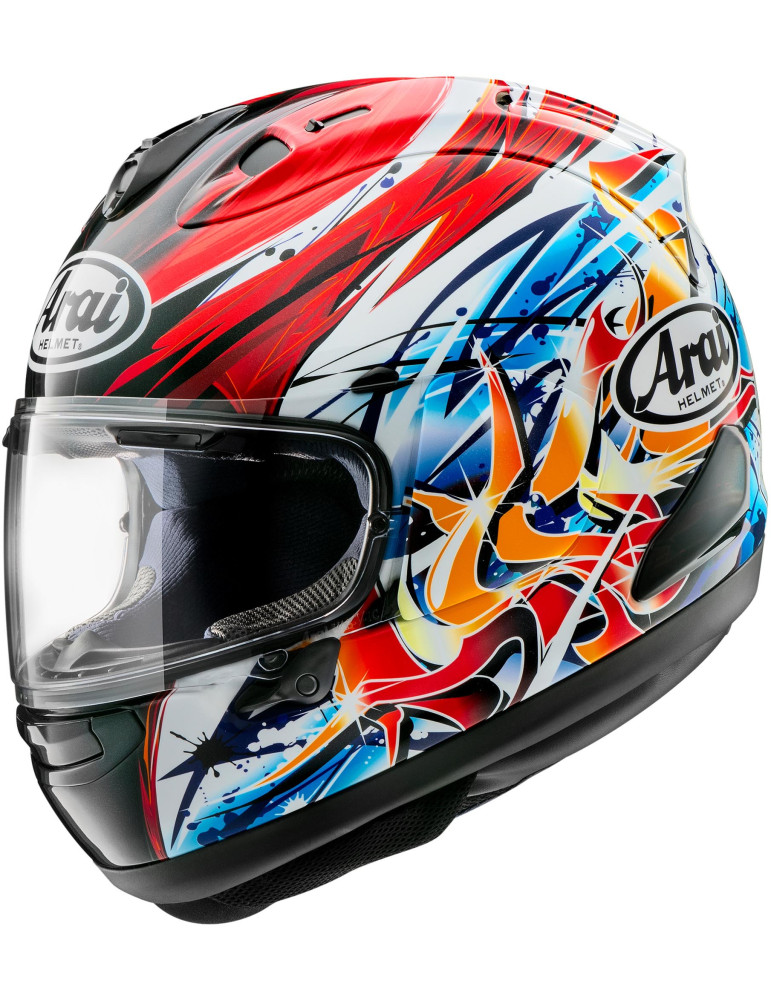 Casque Intégral Arai RX-7V EVO Nagashima Blanc/Rouge/Bleu | Achat en ligne