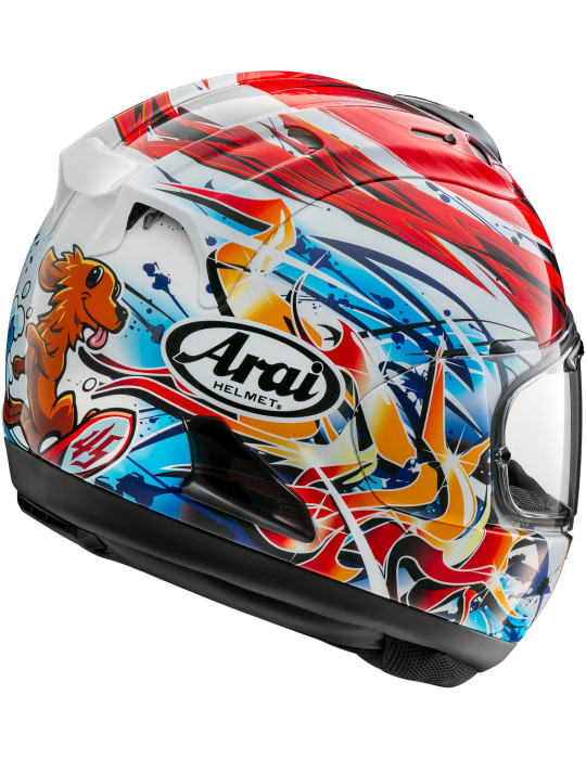 Casque Intégral Arai RX-7V EVO Nagashima Blanc/Rouge/Bleu | Achat en ligne