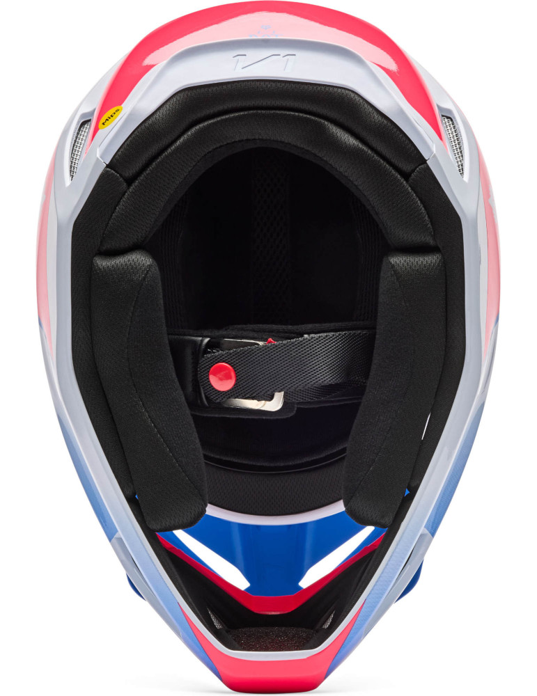 Fox V1 Collect Motocross Helmet Blue/Pink | Off-Road MX Gear