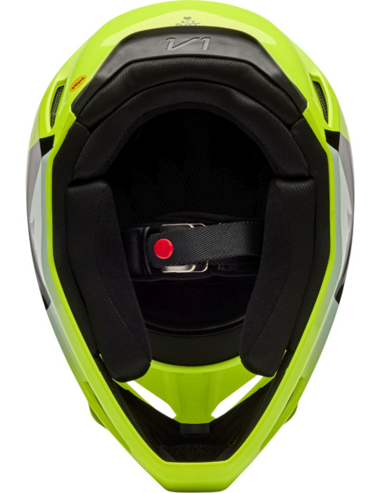 Casco Cross Fox V1 Shield Amarillo Flúor | Motocross Off‑Road