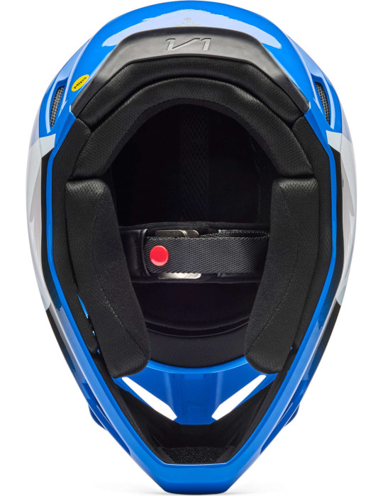 Casque Cross Fox V1 Shield Bleu | Casque Moto Cross MX Off-Road