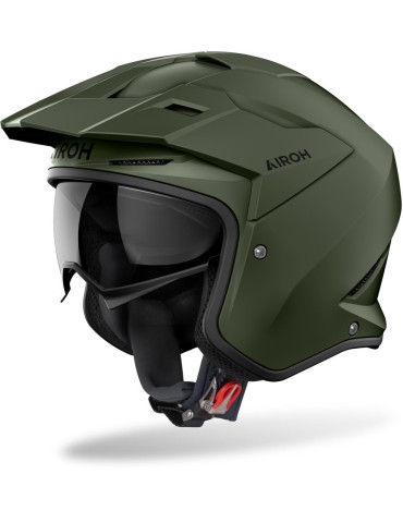 Casco Modular Airoh Kombakt Verde Militar Mate | Compra Online