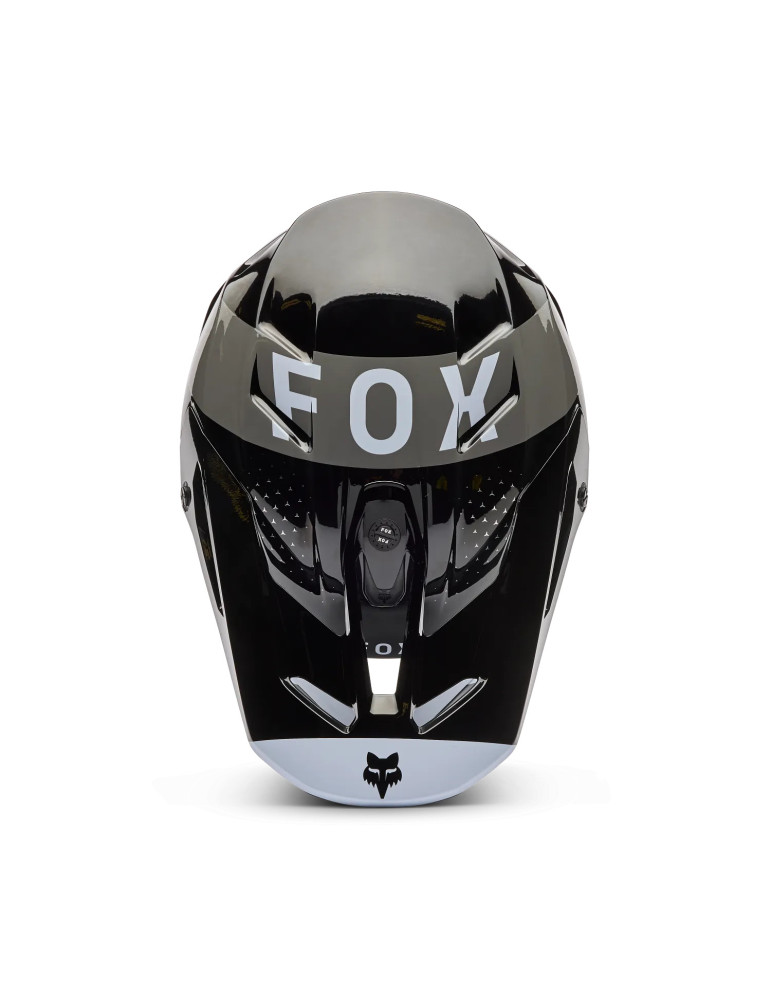 Casque Cross Fox V3 Tine Noir | Casque Motocross Off-Road Premium