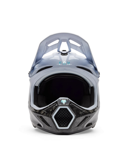 Casco Cross Fox V3 RS Ghost Blanco | MX Enduro Alta Gama