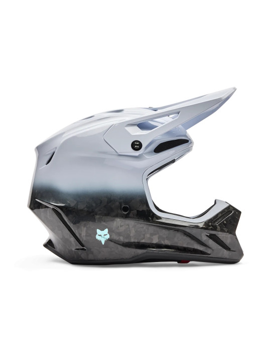 Casco Cross Fox V3 RS Ghost Blanco | MX Enduro Alta Gama