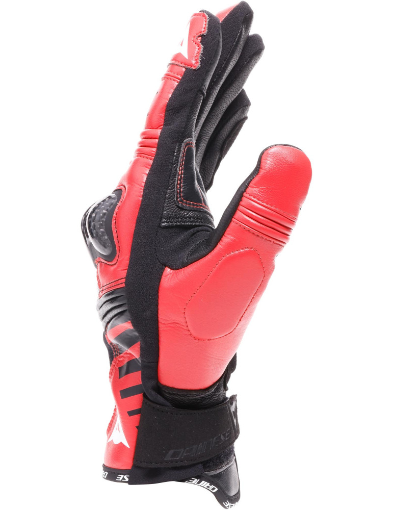 Guantes Moto Racing Dainese Reacto Carbon Negro/Rojo Lava | Comprar Online
