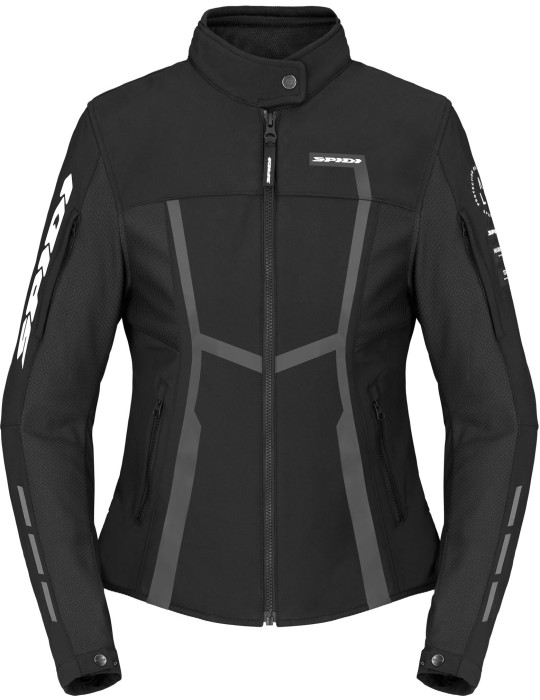 Spidi Motojoy Damen Textil-Motorradjacke Schwarz/Weiß | Kaufen Online