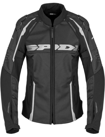Spidi Race Warrior 2 Net Damen Sommer Motorradjacke | Schwarz/Weiß