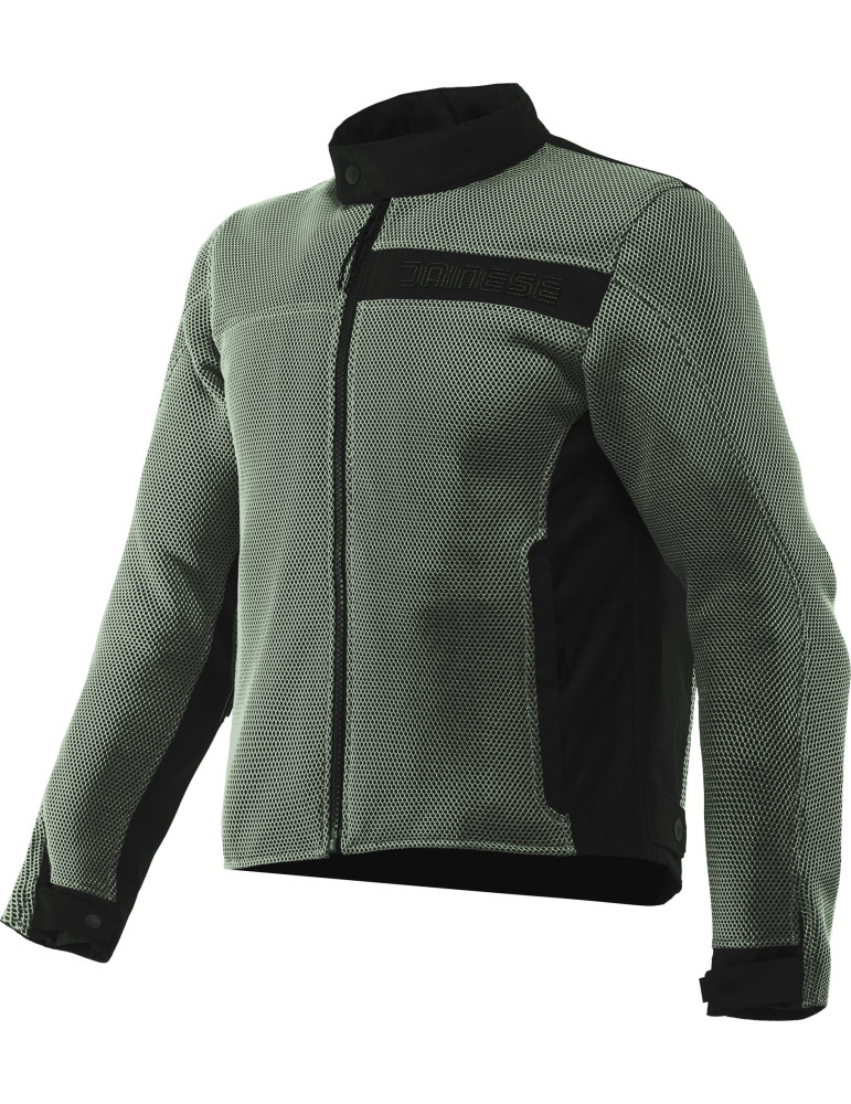 Giacca Moto Estiva Dainese Lisbona Air Tex Verde Ghiaccio/Nero | Tessuto