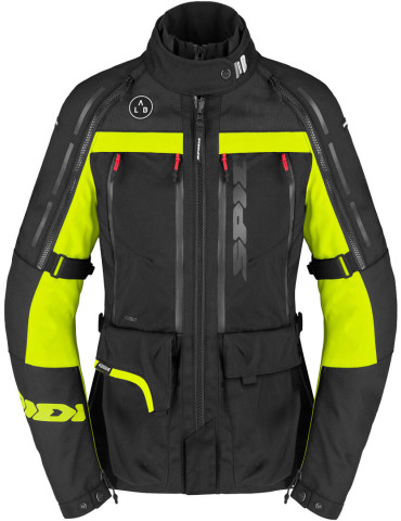 Blouson Moto Touring Femme Spidi 4Season Evo 3 Couches Noir/Jaune Fluo | Achat en Ligne