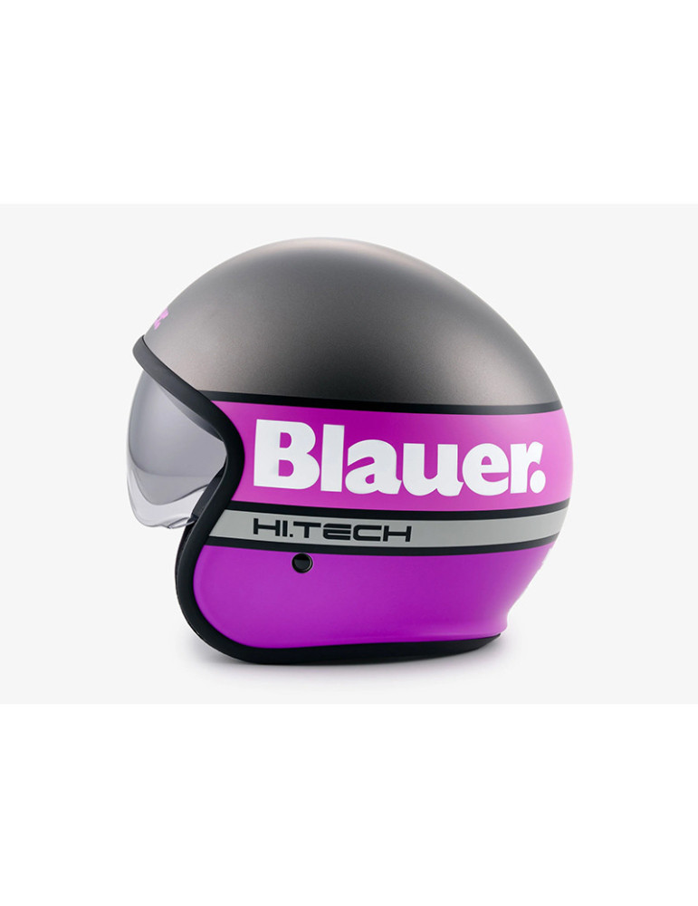 Casco Jet Blauer Pilot 4.0 Titanio Mate Rosa | Comprar Online