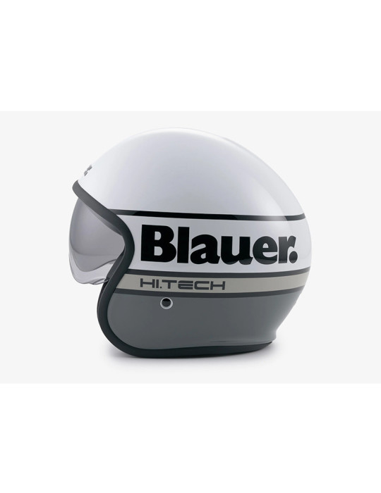 Casco Jet Blauer Pilot 4.0 Bianco Lucido/Grigio | Acquista Online