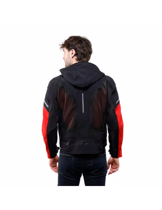 Dainese Supersprint Air Sommer Motorradjacke – Schwarz/Weiß/Rot | Kaufen
