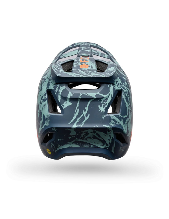 Casco Integrale MTB Downhill Fox Rampage Image Print Azzurro Artico | E-commerce