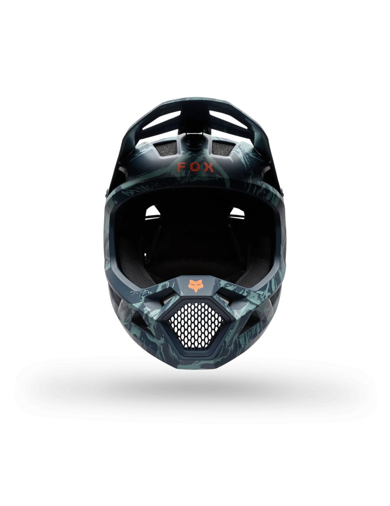 Casco Integrale MTB Downhill Fox Rampage Image Print Azzurro Artico | E-commerce