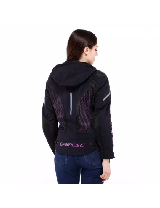 Giacca Moto Estiva Donna Dainese Super Sprint Air Nero/Rosa/Viola | Air Mesh