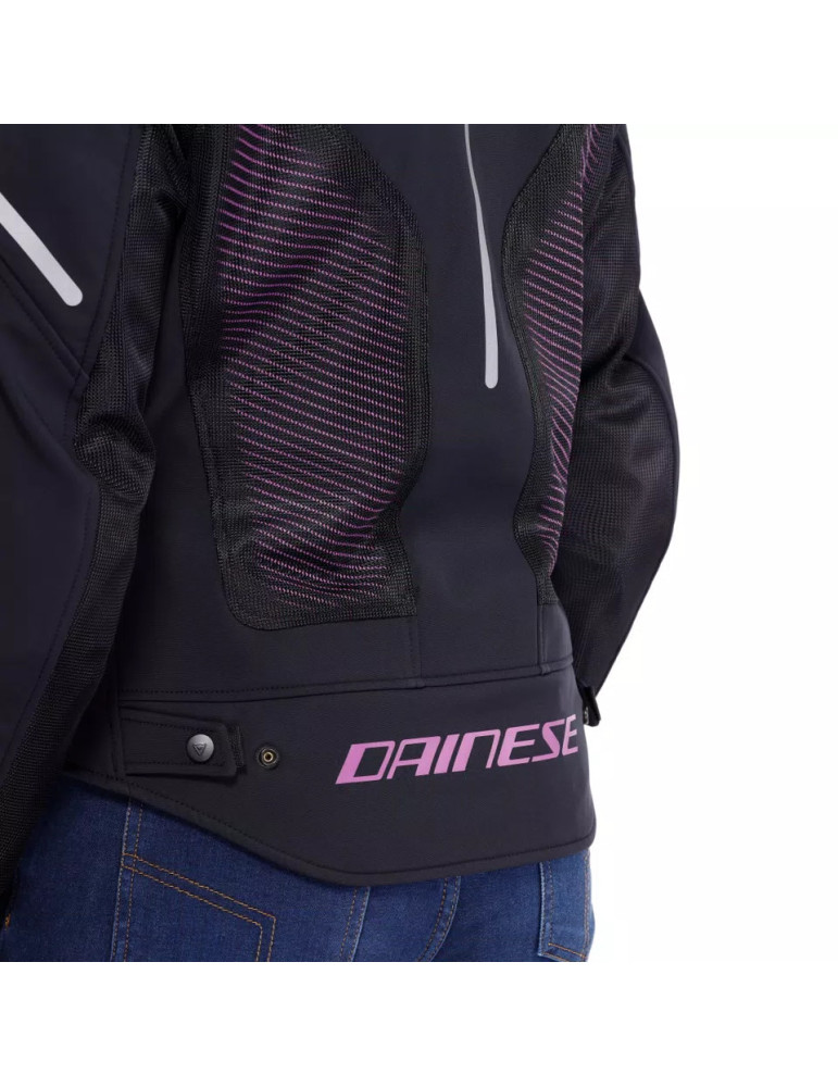 Blouson Moto Été Femme Dainese Super Sprint Air Noir/Rose/Violet | Achat en ligne