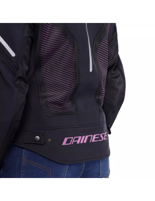 Giacca Moto Estiva Donna Dainese Super Sprint Air Nero/Rosa/Viola | Air Mesh