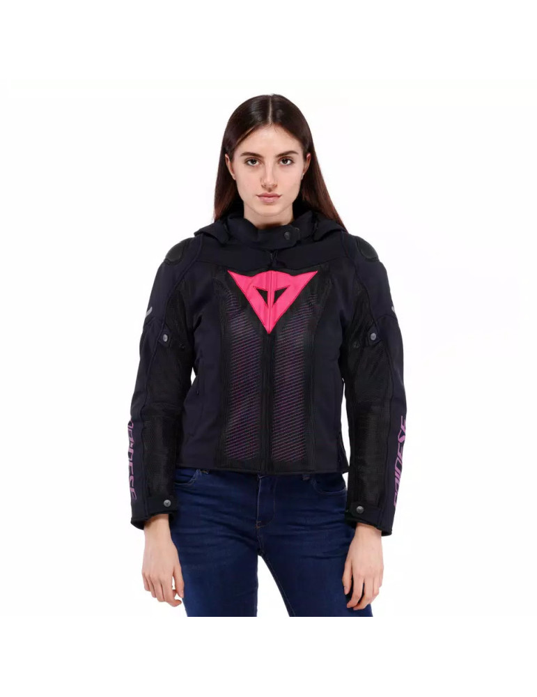Giacca Moto Estiva Donna Dainese Super Sprint Air Nero/Rosa/Viola | Air Mesh