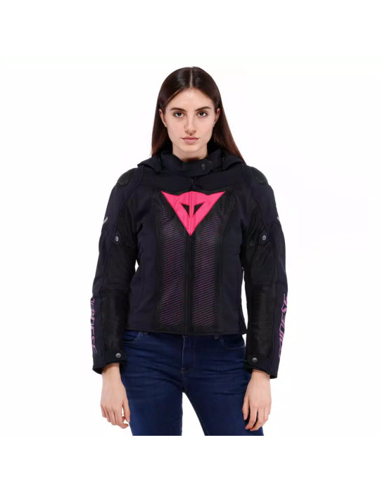 Giacca Moto Estiva Donna Dainese Super Sprint Air Nero/Rosa/Viola | Air Mesh