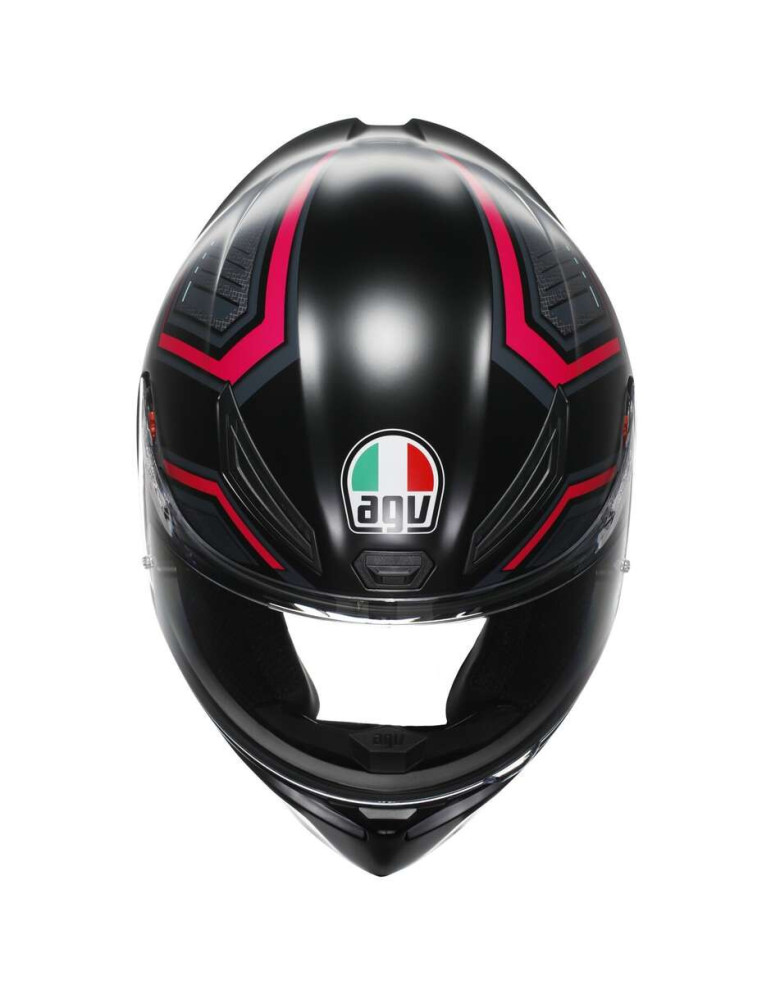 AGV K1 S Fastlap Integralhelm – Schwarz/Grau/Rot | Online kaufen