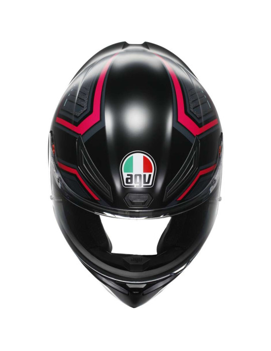 Casco Integral AGV K1 S Fastlap Negro/Gris/Rojo | Comprar Online