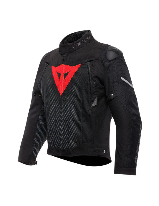 Blouson Moto Imperméable Dainese Super Sprint D-Dry Noir/Rouge Lava | Achat en ligne