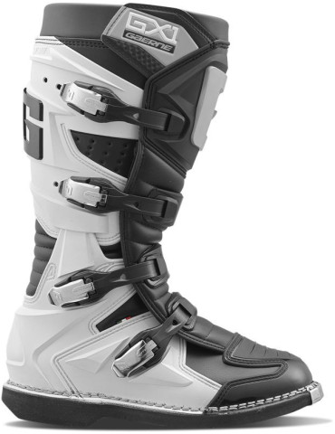 Bottes Moto Cross Enduro Gaerne GX1 Noir/Blanc/Gris | Achat en Ligne