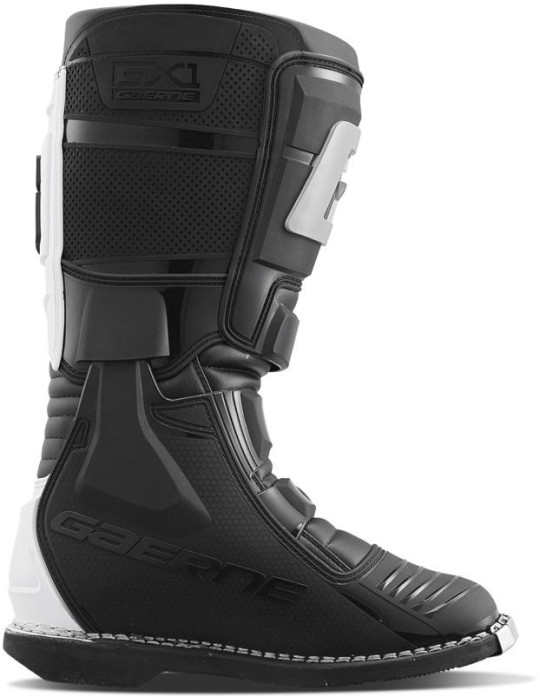 Bottes Moto Cross Enduro Gaerne GX1 Noir/Blanc/Gris | Achat en Ligne