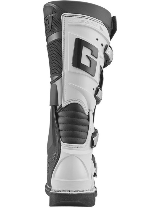 Bottes Moto Cross Enduro Gaerne GX1 Noir/Blanc/Gris | Achat en Ligne