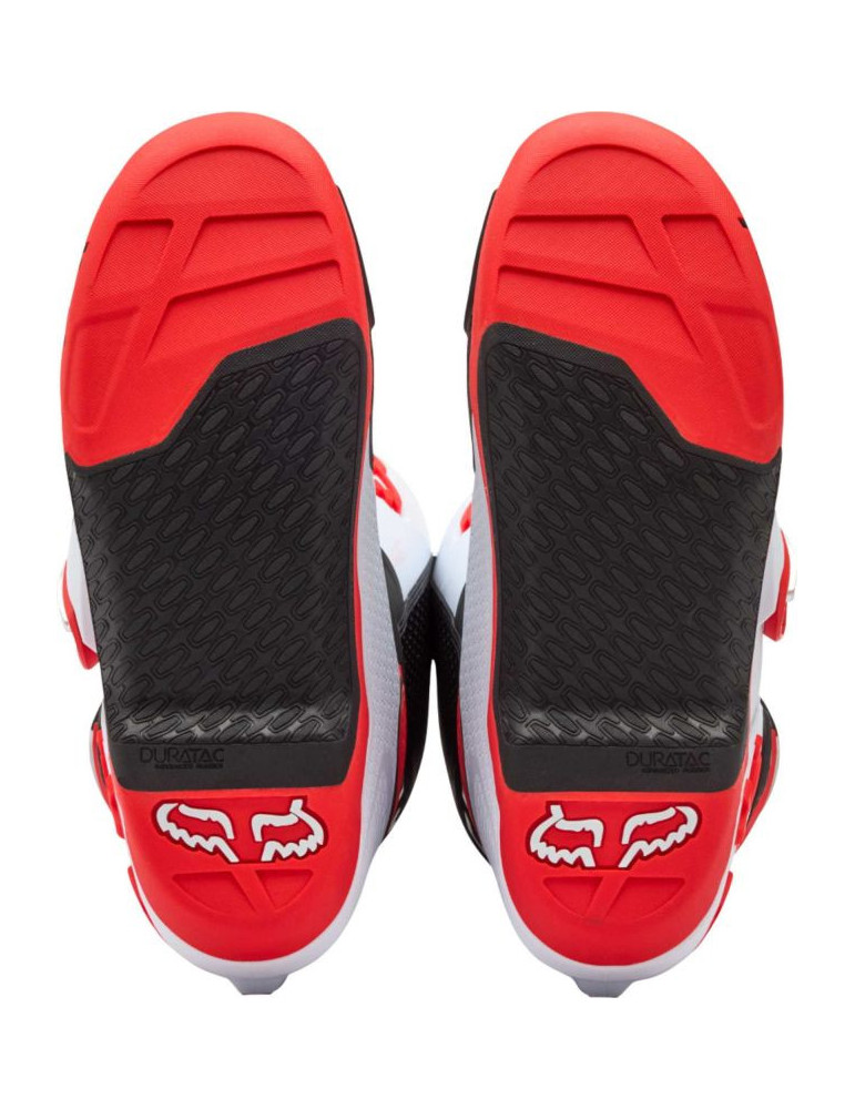 Stivali Moto Cross Enduro Fox Motion Bianco Rosso Fluo | Offerta Online