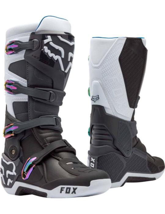 Botas Moto Cross Enduro Fox Motion Negro/Gris/Blanco | Comprar Online