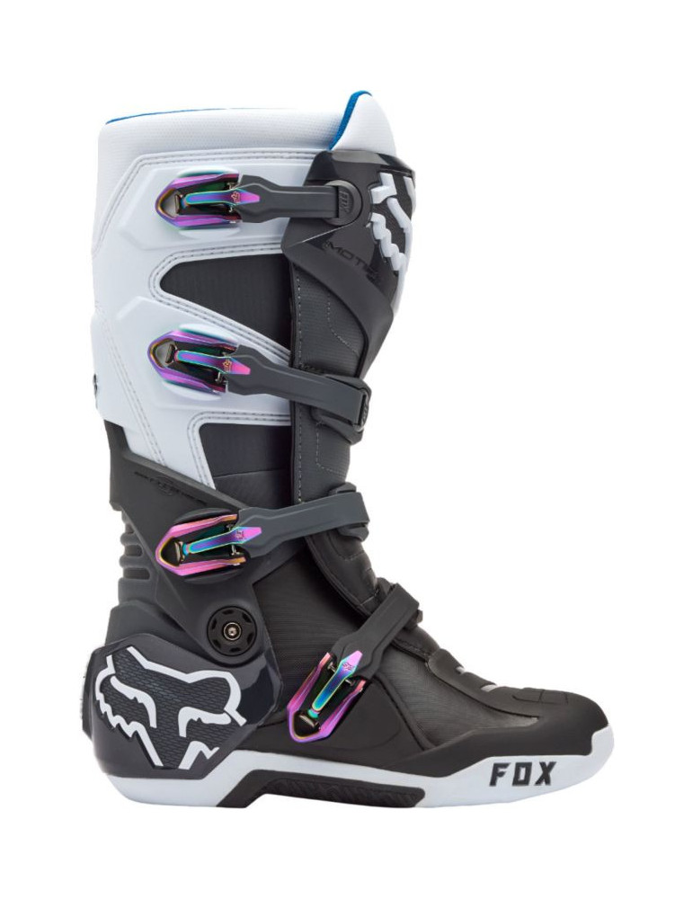 Botas Moto Cross Enduro Fox Motion Negro/Gris/Blanco | Comprar Online